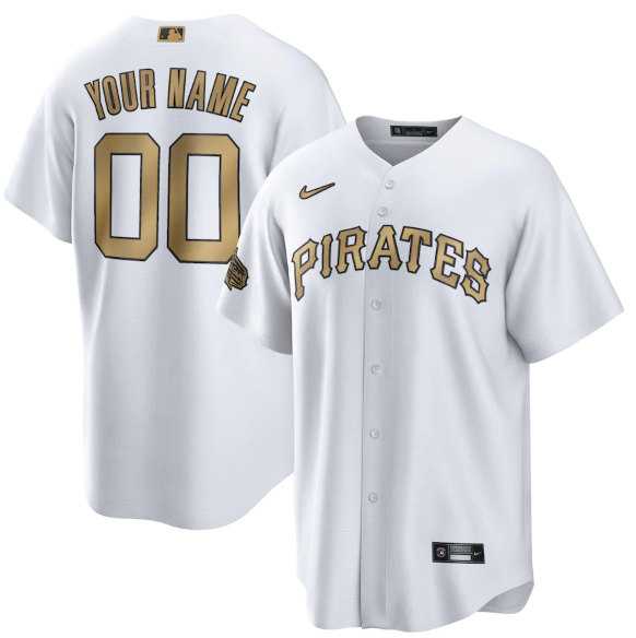 Customized Men's Pittsburgh Pirates Active Player White 2022 All-Star Cool Base Stitched Jersey,We sell and wholesale Customized Men's Pittsburgh Pirates Active Player White 2022 All-Star Cool Base Stitched Jersey on line form chian!